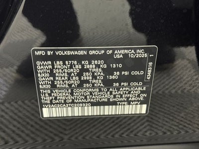 2026 Volkswagen Atlas Cross Sport 2.0T SEL R-Line Black