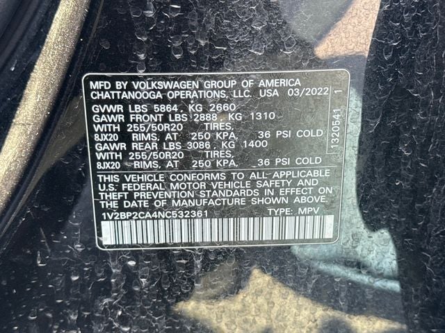 2022 Volkswagen Atlas 2.0T SEL