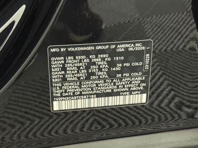2026 Volkswagen Atlas 2.0T SEL Premium R-Line