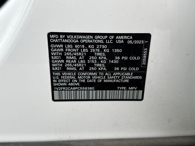 2023 Volkswagen Atlas 3.6L V6 SEL Premium R-Line