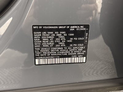 2026 Volkswagen Atlas 2.0T SE w/Technology
