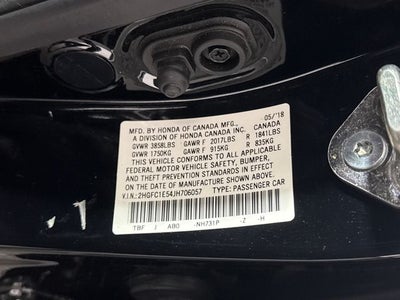 2018 Honda Civic Manual