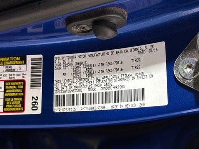 2016 Toyota Tacoma Base