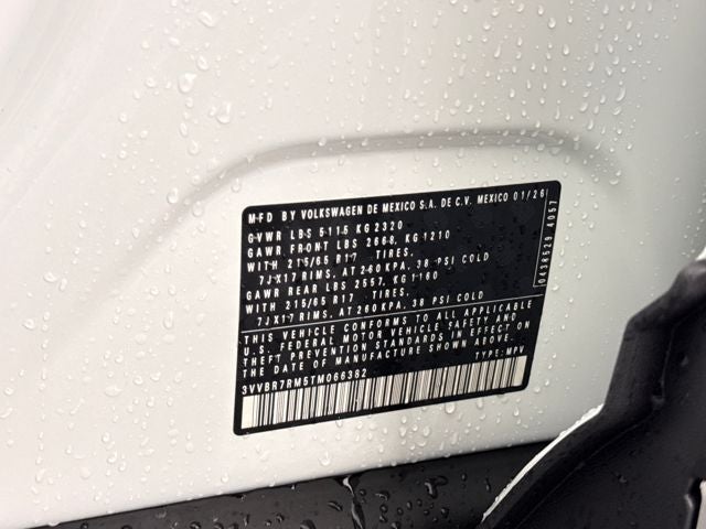 2026 Volkswagen Tiguan S