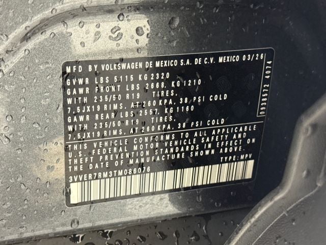 2026 Volkswagen Tiguan SE