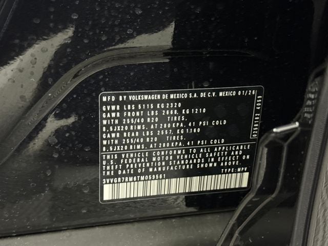 2026 Volkswagen Tiguan SE R-Line Black