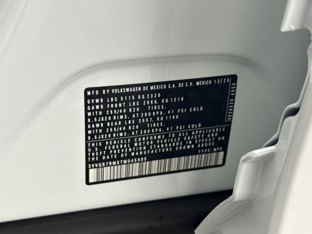 2026 Volkswagen Tiguan SE R-Line Black