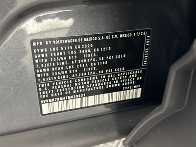 2026 Volkswagen Tiguan SE