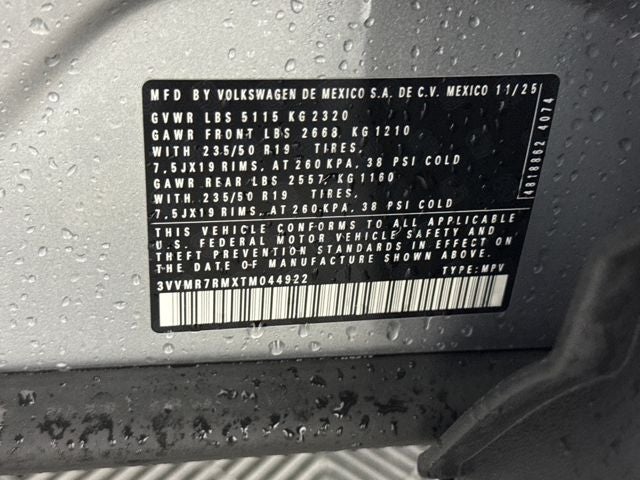 2026 Volkswagen Tiguan SE