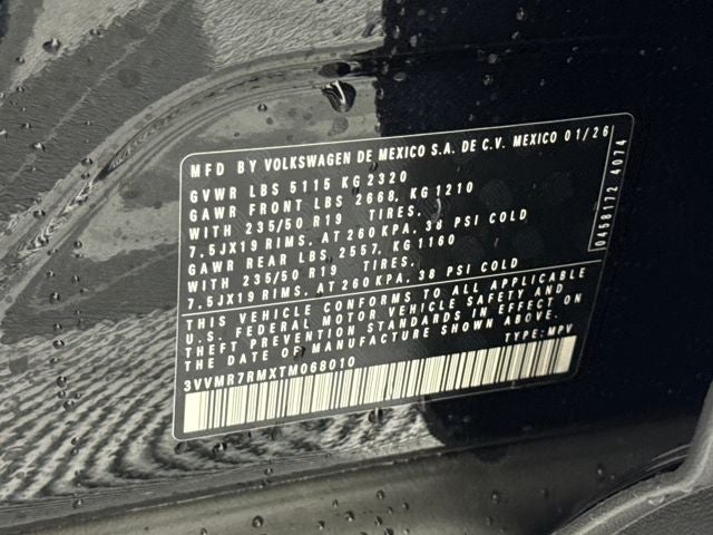 2026 Volkswagen Tiguan SE