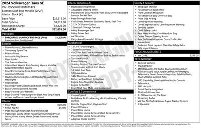 2024 Volkswagen Taos SE