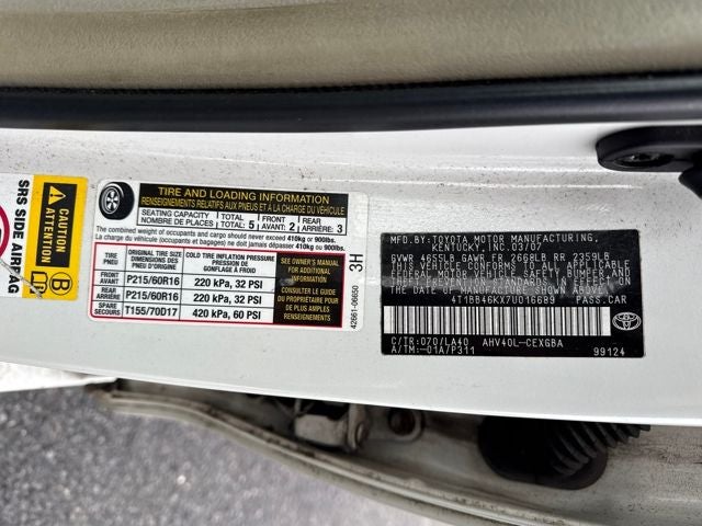 2007 Toyota Camry Hybrid 4dr Sdn (Natl)