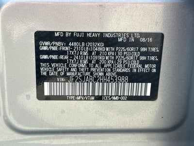 2017 Subaru Forester 2.5i CVT