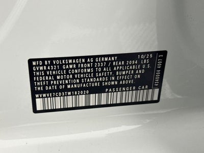 2026 Volkswagen Golf GTI Autobahn