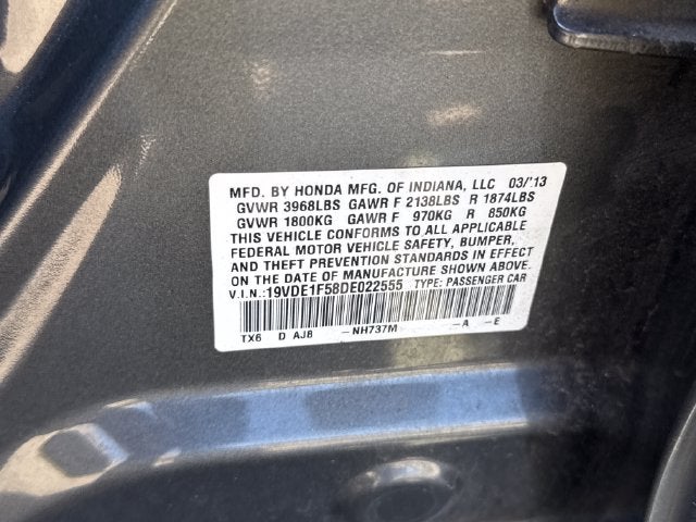 2013 Acura ILX 2.0L