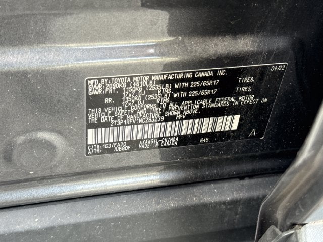 2022 Toyota RAV4 XLE