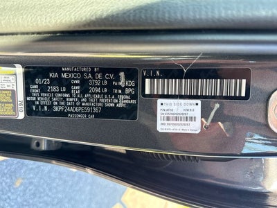 2023 Kia Forte LXS