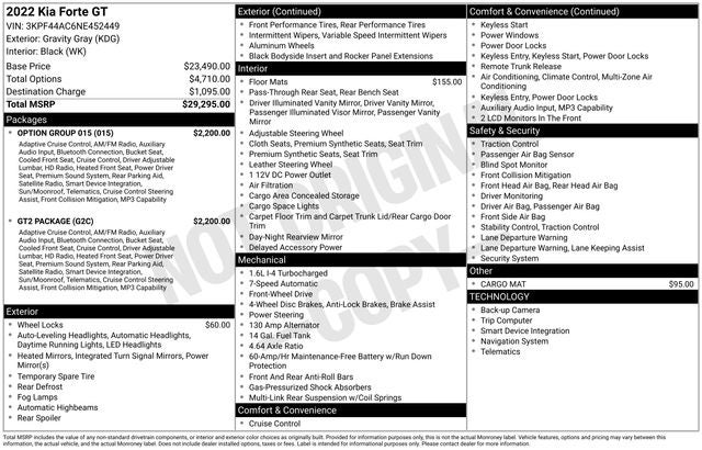 2022 Kia Forte GT