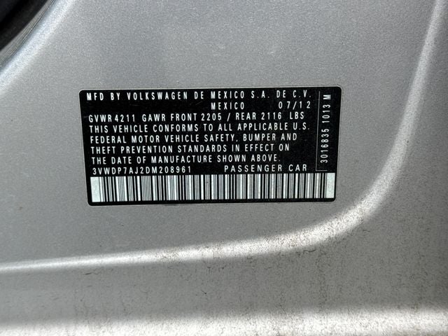 2013 Volkswagen Jetta 2.5L SE Convenience