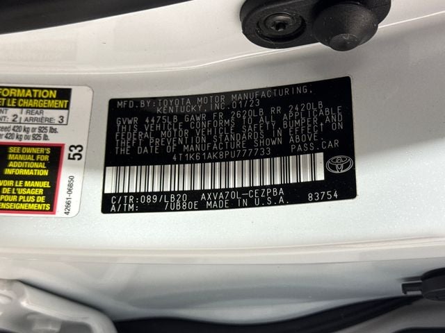 2023 Toyota Camry XSE