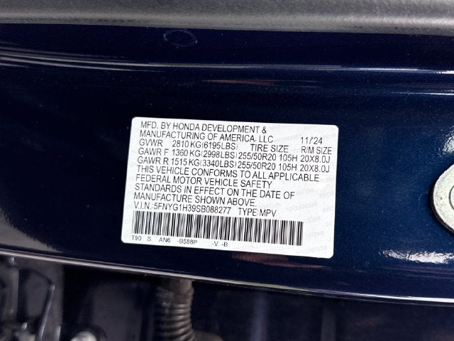 2025 Honda Pilot Sport