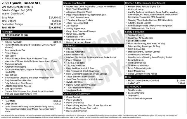 2022 Hyundai Tucson SEL