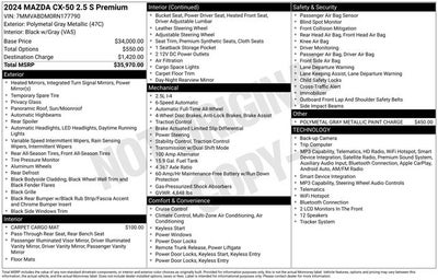 2024 Mazda Mazda CX-50 2.5 S Premium Package