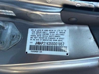 2005 Honda S2000 Base