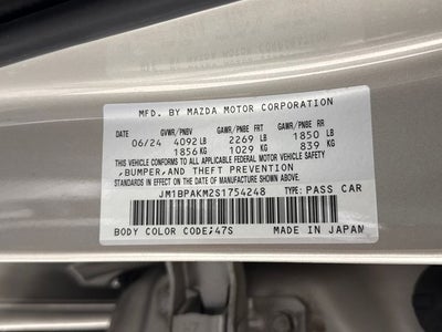 2025 Mazda Mazda3 2.5 S Select Sport