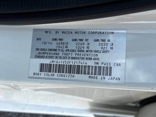 2015 Mazda Mazda6 i Touring