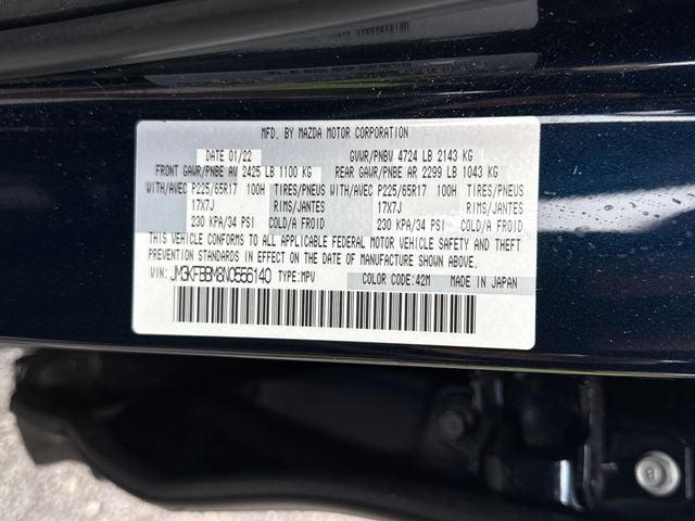 2022 Mazda Mazda CX-5 2.5 S Select Package