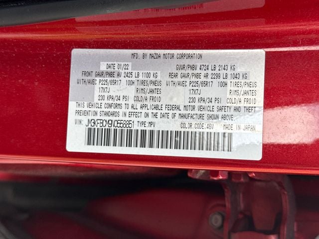 2022 Mazda Mazda CX-5 2.5 S Preferred Package