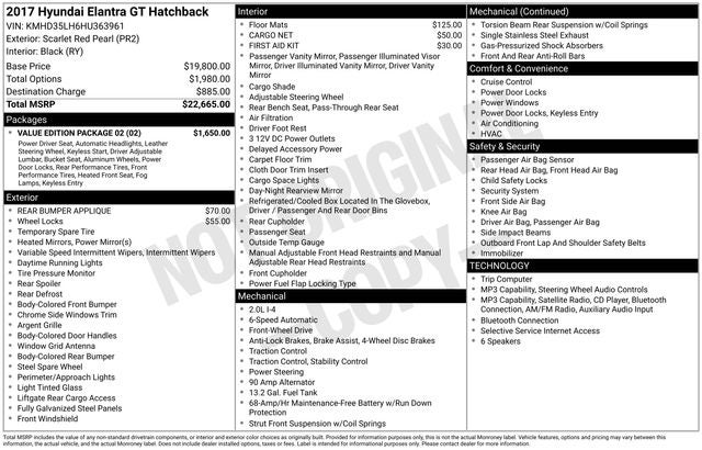 2017 Hyundai Elantra GT Base