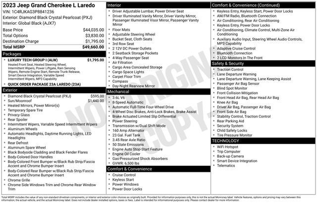 2023 Jeep Grand Cherokee L Laredo