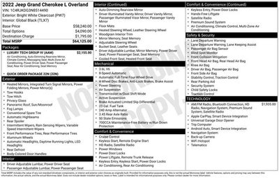 2022 Jeep Grand Cherokee L Overland