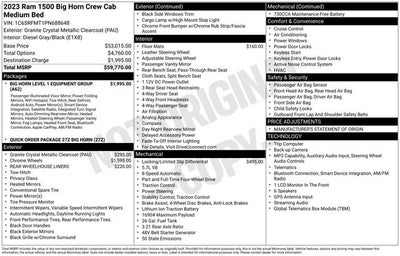 2023 RAM 1500 Big Horn/Lone Star