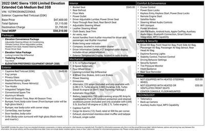 2022 GMC Sierra 1500 Limited Elevation