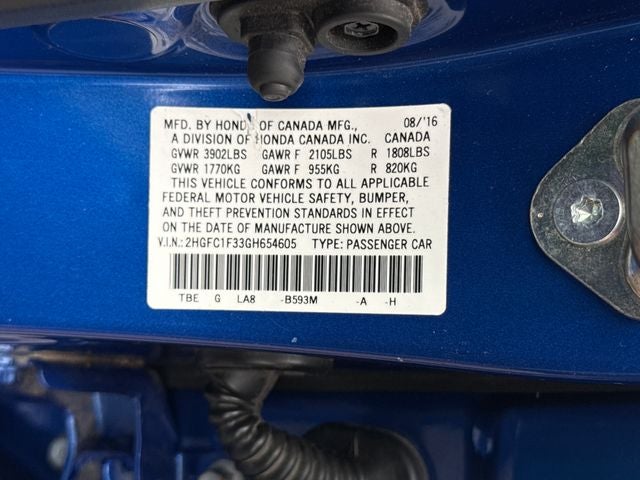 2016 Honda Civic EX-T
