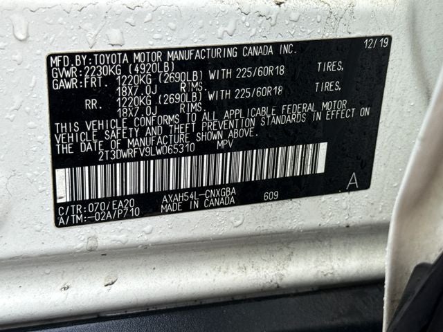 2020 Toyota RAV4 Hybrid Limited