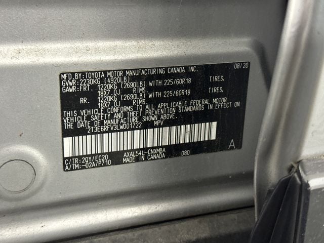 2020 Toyota RAV4 Hybrid XSE