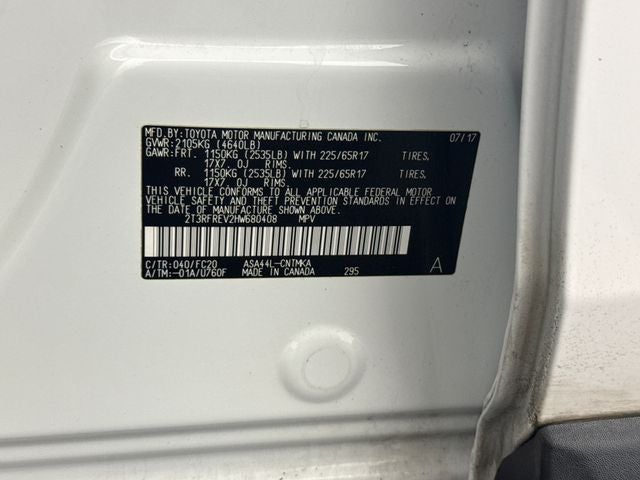 2017 Toyota RAV4 XLE