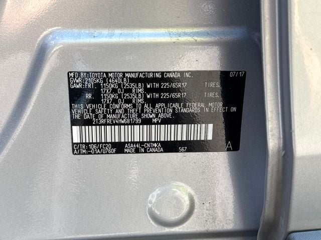 2017 Toyota RAV4 XLE