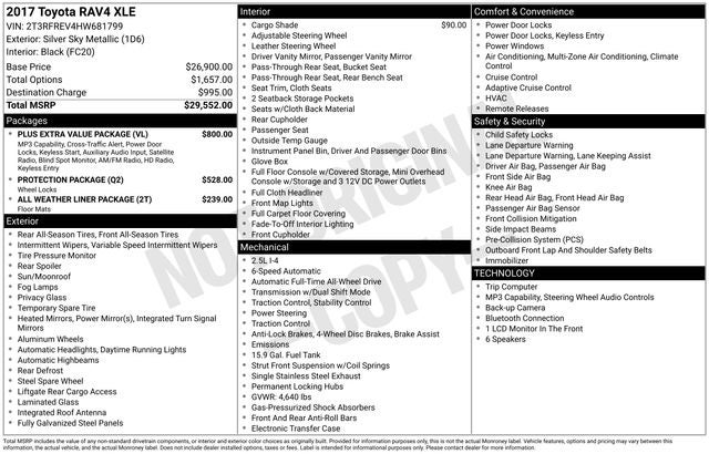 2017 Toyota RAV4 XLE