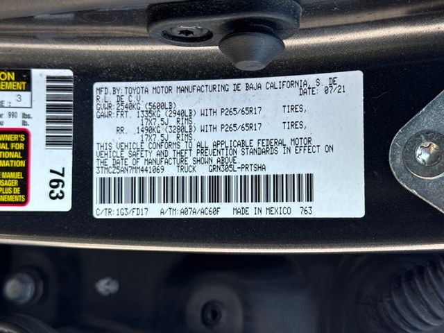 2021 Toyota Tacoma TRD Sport V6