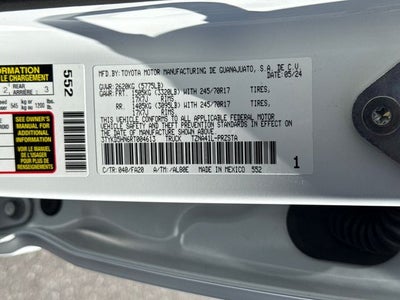 2024 Toyota Tacoma SR