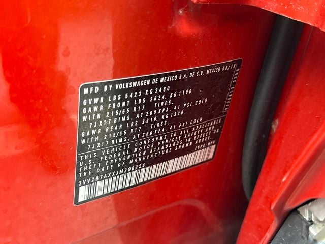 2018 Volkswagen Tiguan 2.0T SEL 4Motion