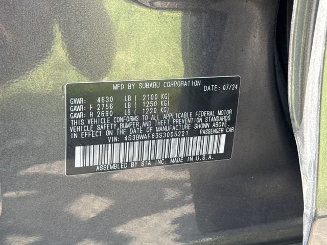 2025 Subaru Legacy Premium