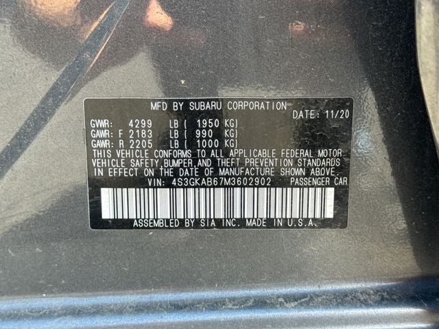 2021 Subaru Impreza Base