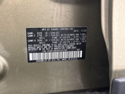 2024 Subaru Outback Limited XT