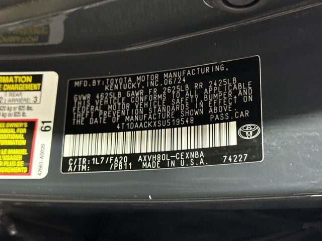 2025 Toyota Camry LE